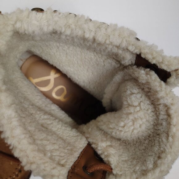 Sam Edelman Kemper Fringe Wedge Bootie In Suede Womens size 8M - Picture 9 of 11